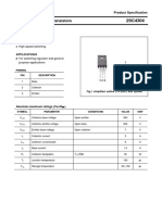 Datasheet 2SC4304 Substitui o STD5915