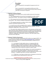 VAL 090 Equipment Validation Guideline Sample PDF