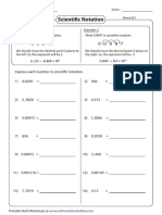 Scientific Notation PDF