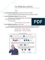 Atoms Molecules and Ions