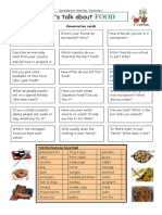 Lets Talk About Food Fun Activities Games Oneonone Activities Pronuncia - 1995