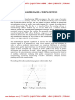 Unit - 1 Computer Integrated Manufacturing Systems