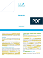 BDA Fact File - Fluoride