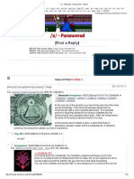 X - Illuminati - Paranormal - 4chan