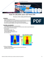 How To Calculate Your LED Heat Sink