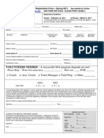 2011 Spring Soccer Registration Form 1-28-11