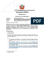 Res. 2 OCT 2020 Declara Fundado Recurso de Apelación. Exp. 00843-2020-JUS - TTAIP (Caso CONCURSO CAS Cieza) PDF