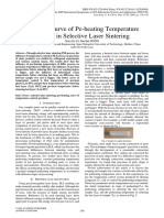 Study On Curve of Pe-Heating Temperature Control in Selective Laser Sintering