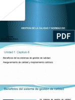 GESTION DE LA CALIDAD U-1 (Capitulo 8)