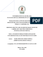 Análisis de Normas Internacionales de Contabilidad para El Sector Publico en Ecuador