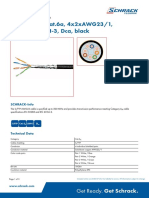 S/FTP Cable Cat.6A, 4X2Xawg23/1, 500Mhz, Ls0H-3, Dca, Black: Get Ready