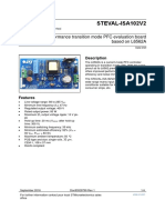 STEVAL-ISA102V2: 80 W High Performance Transition Mode PFC Evaluation Board Based On L6562A