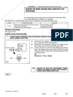 DTC B0112/41 Short in Side Squib (RH) Circuit (To Ground)