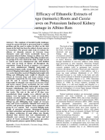 Ameliorative Efficacy of Ethanolic Extracts of