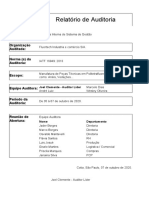 Modelo Relatório de Auditoria Interna IATF