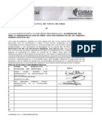 Constancia de Visita de Obra PDF