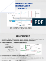 6.1 Ejemplo. Desarenador