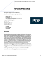 A Disciplined Approach To Adopting Agile Practices - The Agile Adoption Framework - SpringerLink