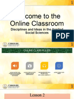 Welcome To The Online Classroom: Disciplines and Ideas in The Applied Social Sciences