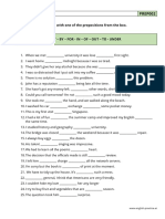 B1 - Prepositions 2