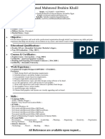 Mohamed Mahmoud Ibrahim CV PDF