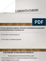 Balanced Growth Theory