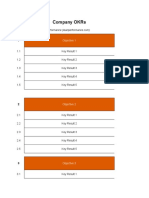 OKR Template Tracker by Felipe Castro