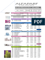 Lista de Precios Alfaparf