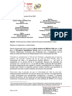 Oficio 2020-232-Trámite Permiso Sindical Colectivo Encuentro Asambleario Virtual