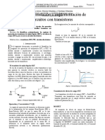 Diseño, Simulación e Implementación de Circuitos Con Transistores