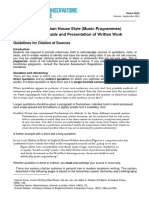 Citation Guide and Presentation of Written Work - Sep 2015 PDF