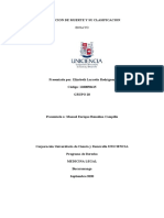 Taller #1 Medicina Legal Definicion de Muerte y Su Clasificacion Grupo 28 Elizabeth Larrota Rodriguez