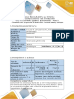 Guía de Actividades y Rúbrica de Evaluación - Paso 3 - Construir Una Propuesta de Entrevista Con Sus Fases y Enfoque