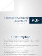 Theories of Consumption and Investment