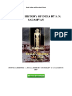 A Social History of India by S. N. Sadasivan: Read Online and Download Ebook