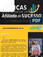 E Book 10 Dicas para Se Tornar Um Afiliado de Sucesso