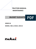 Bucket Elevator: Instruction Manual Maintenance