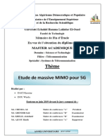 Etude de Massive MIMO Pour 5G