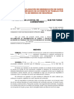 Demanda en Reclamación de Indemnización de Daños y Perjuicios Derivados de Accidente de Trabajo Por Falta de Medidas de Seguridad