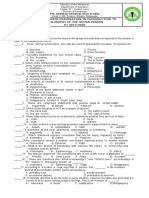 Third Quarter Examination in Introduction To Philosophy of The Human Person PT 2019-2020