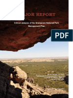 Critical Analysis of The Grampians National Park Management Plan