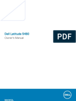 Dell Latitude 5480: Owner's Manual