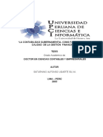 La Contabilidad Gubernamental Como Factor Hacia La Calidad Total