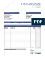 Purchase Order