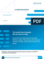 COVID19 IQVIA Initial Assessment - Impact On IPM