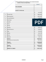 Bill of Quantities With Build Up Rates-Sample