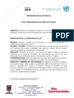 Ruta Atención en Salud Población Trans