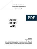 TEMA 5 Juicio Ordinario