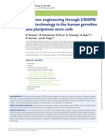 1 Genome Engineering Through CRISPR Technology in The Human Germ Line and Pluripotent Stem Cells