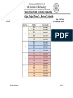 8sem-Project Review Schedule Students